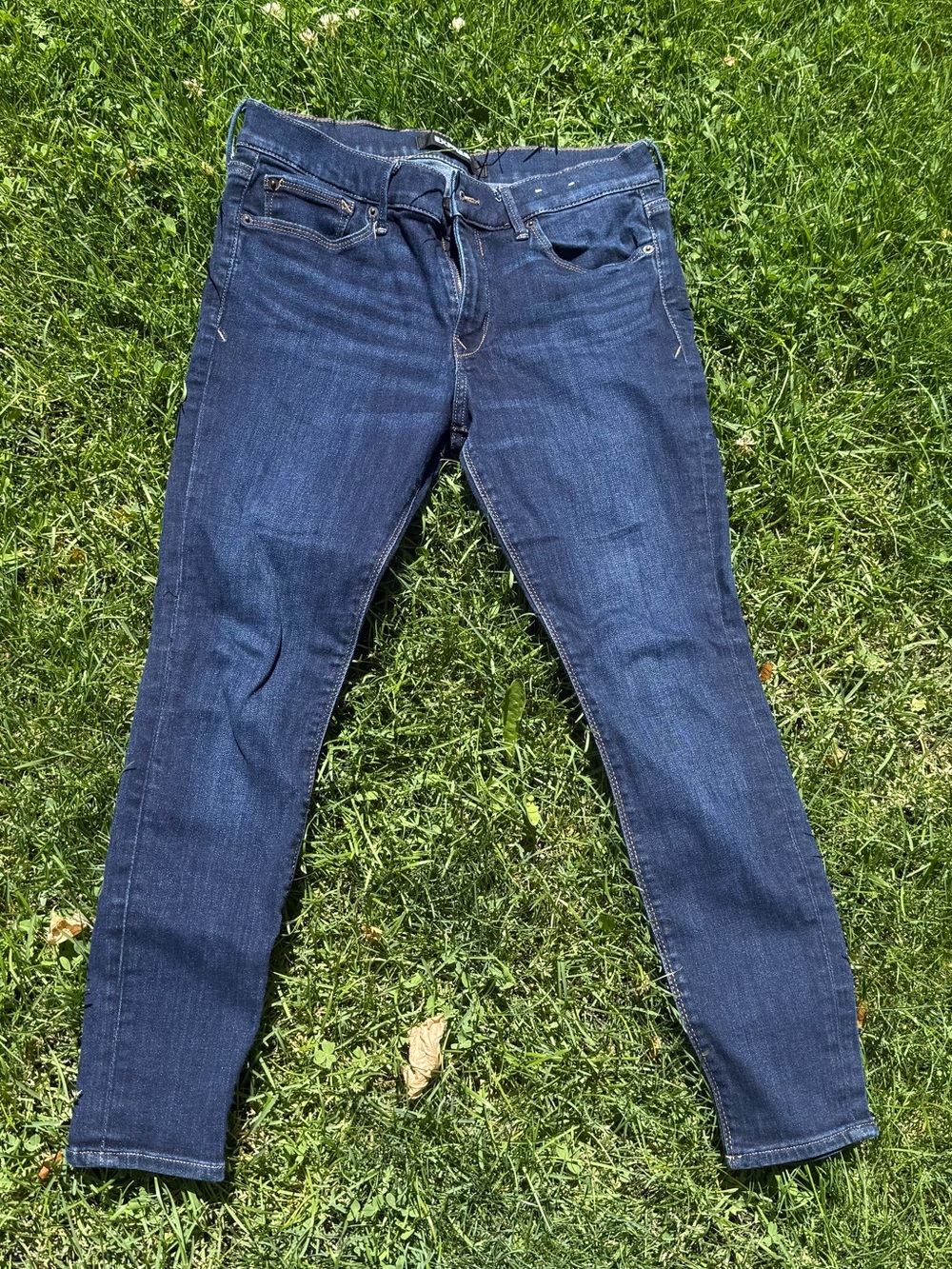 Express Women’s Dark Blue Slim Jeans